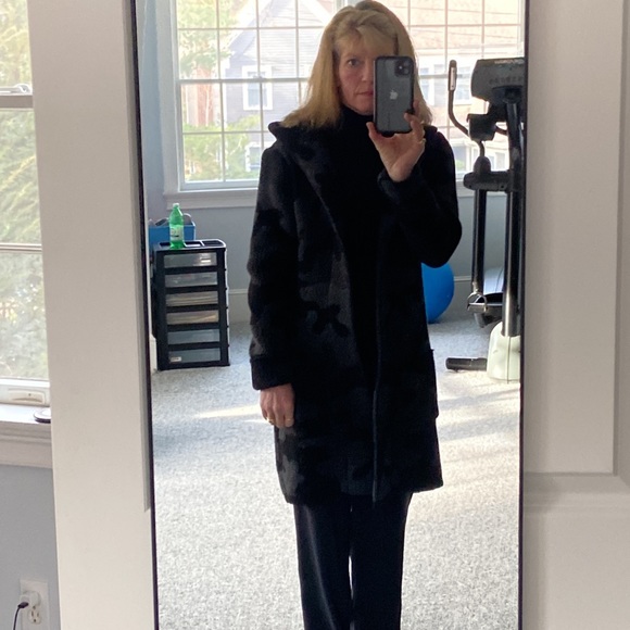 Toda Bella camouflage hooded duster/jacket. Size M. - Picture 9 of 10